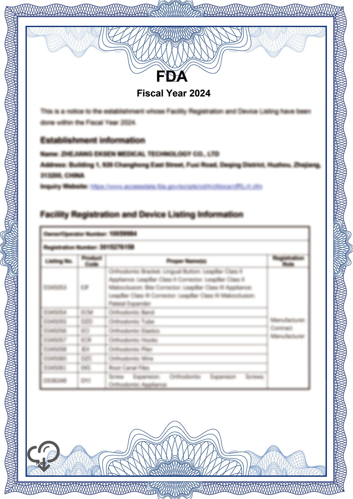 FDA FDA